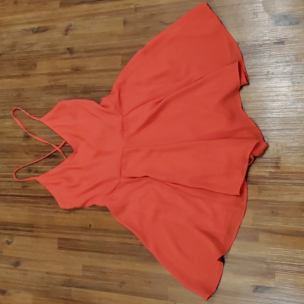 Women's Express Romper W/Strappy Open Back